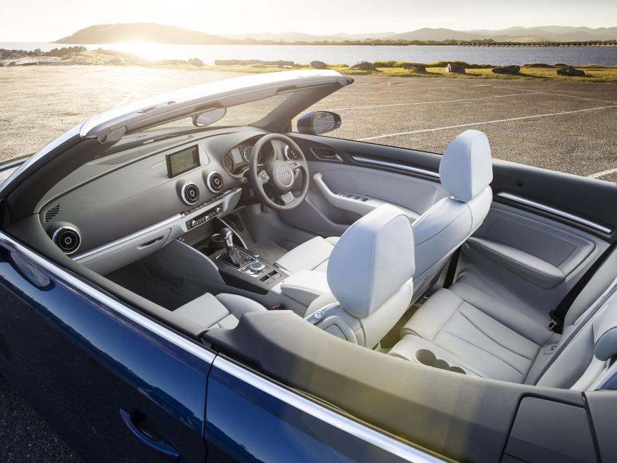 Интерьер Audi A3 Cabriolet 2.0 TDI (8V) 2014 года  (AU) (фото 18 из 28)